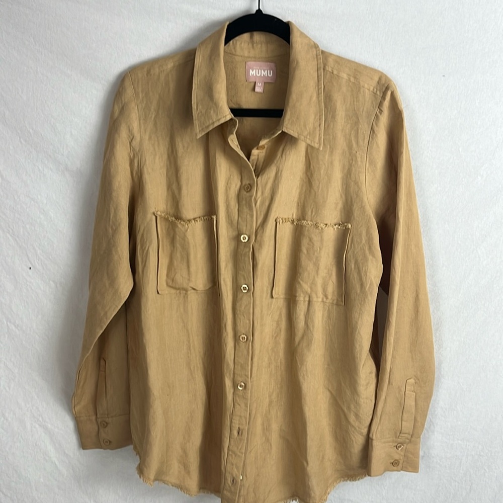 How me your mumu medium oversized button up - Picture 3 of 8